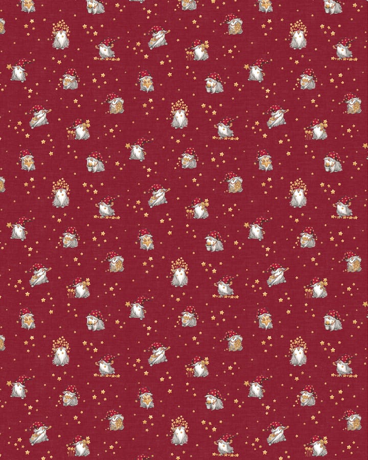 Tissu Stjärnglans - Rouge - Arvidssons Textil