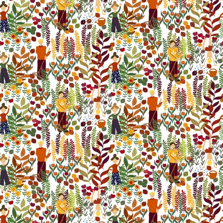 Tissu Trädgård - Rouille - Arvidssons Textil