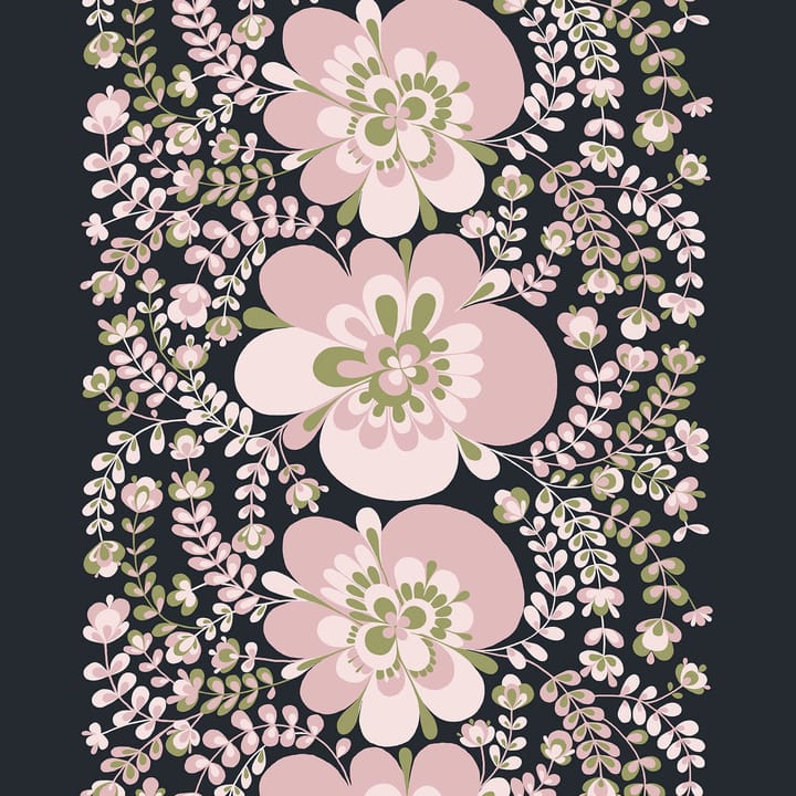 Tissu Viveka - Rose-gris - Arvidssons Textil
