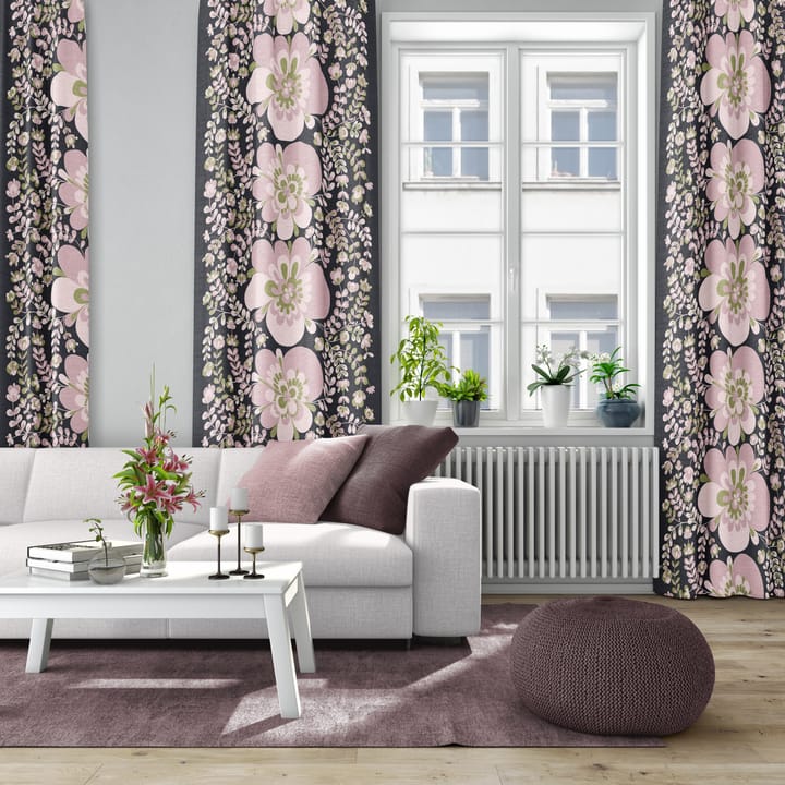 Tissu Viveka - Rose-gris - Arvidssons Textil