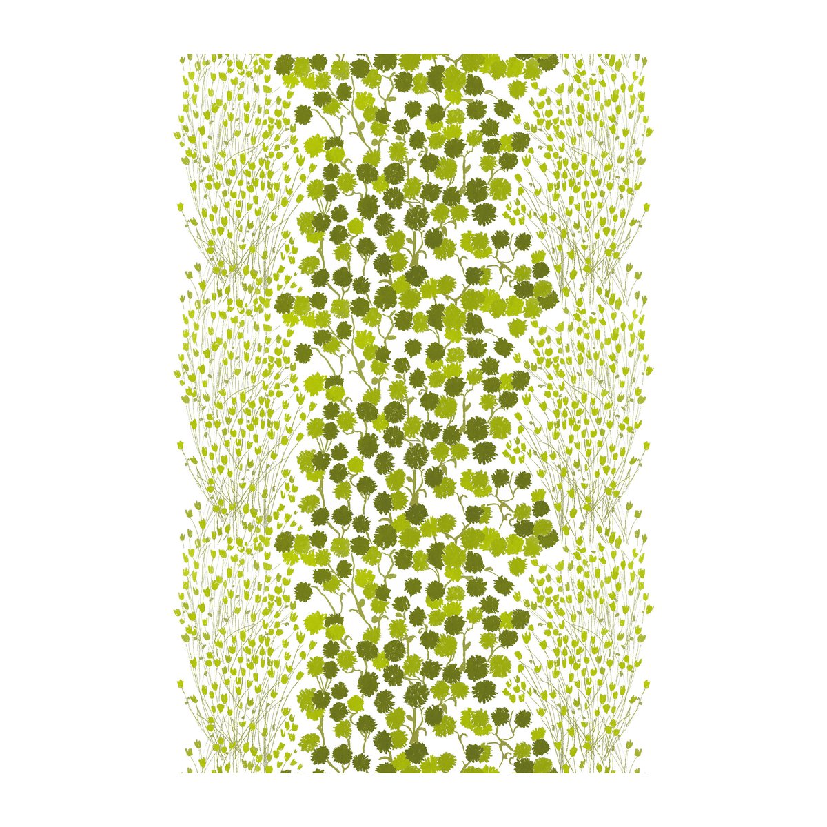 Arvidssons Textil Toile cirée Ängen Vert | Design Scandinave | Tissus | Vert