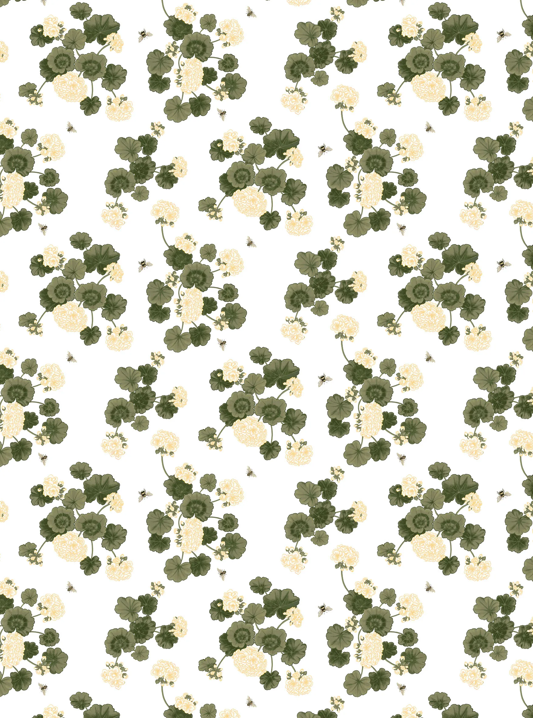 Toile cirée Astrid, Jaune-vert Arvidssons Textil