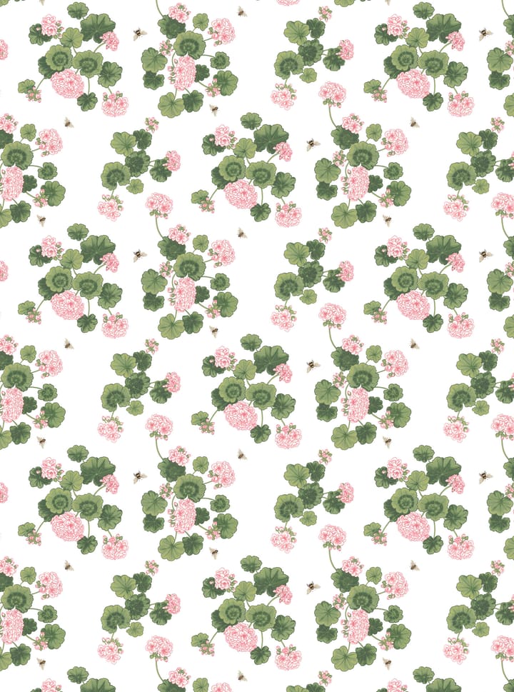 Toile cirée Astrid, Rose-vert Arvidssons Textil