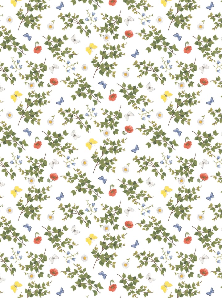 Toile cirée Björkäng, Vert-multi Arvidssons Textil