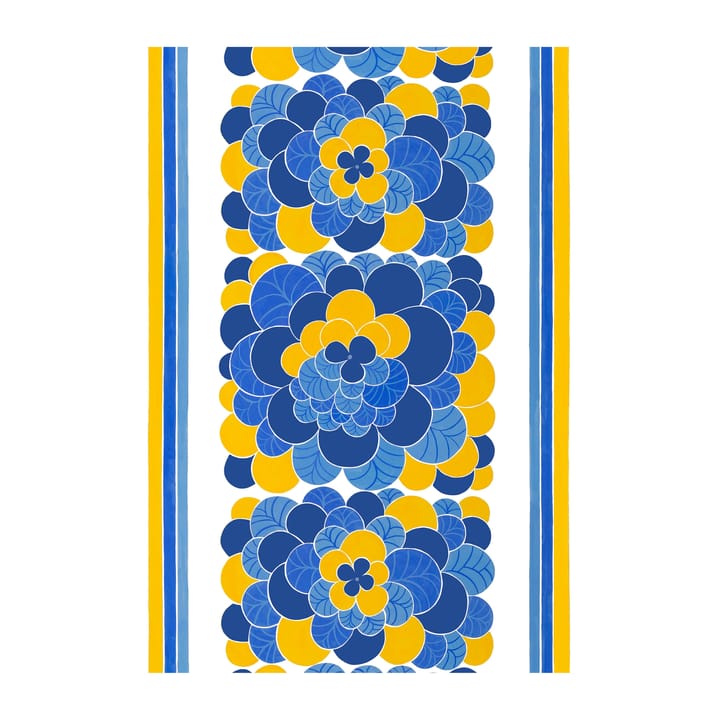 Toile cirée Cirrus - Bleu-jaune - Arvidssons Textil
