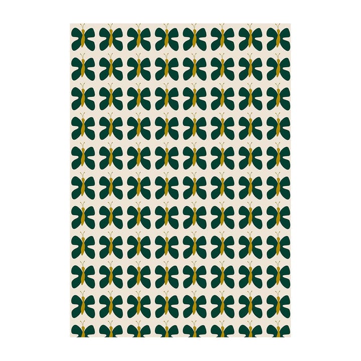 Toile cirée Fjäril Mini - Vert-jaune - Arvidssons Textil