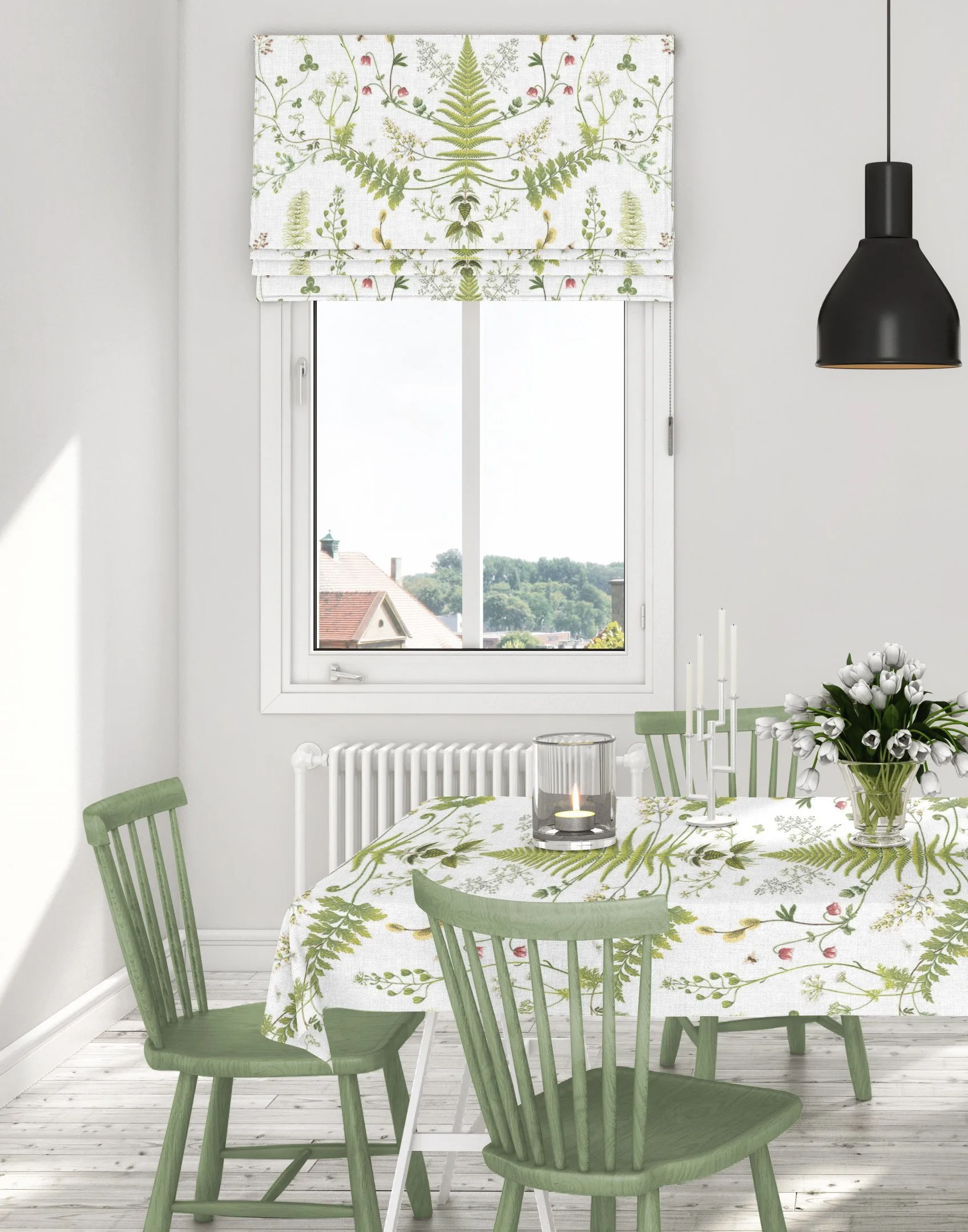 Toile cirée I hagen, Vert Arvidssons Textil