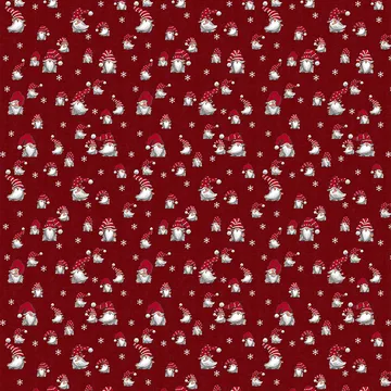 Toile cirée Julian - Rouge - Arvidssons Textil