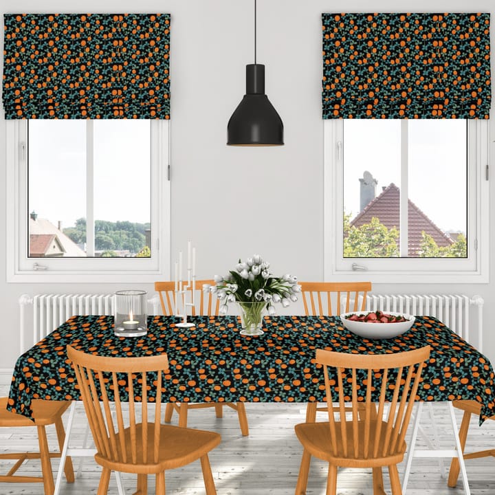 Toile cirée Klöveräng - Orange-noir - Arvidssons Textil
