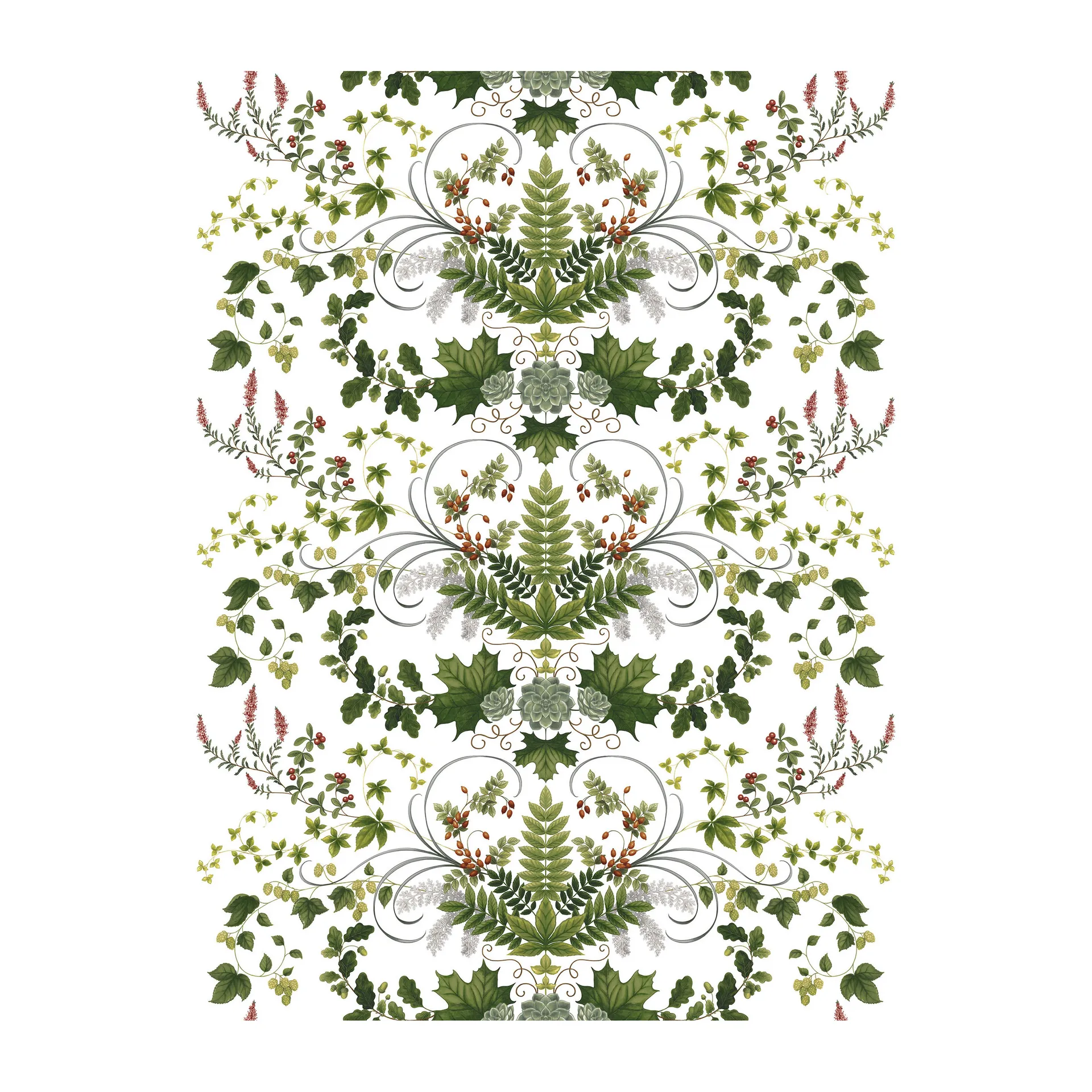 Toile cirée Lövsång, Vert Arvidssons Textil