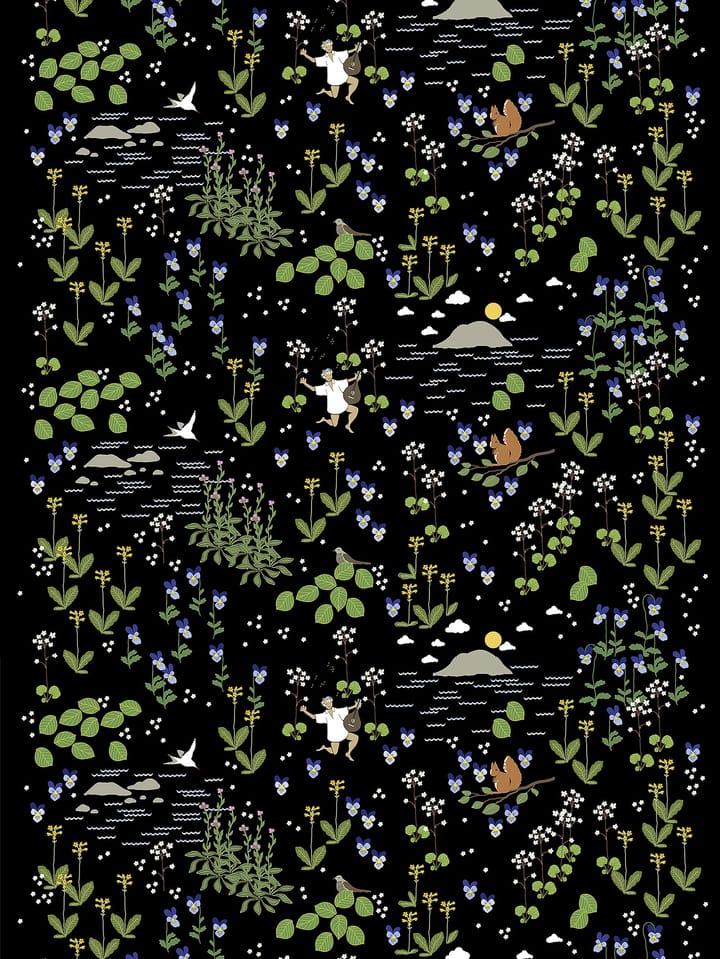 Toile cirée Rönnerdahl - Noir-vert - Arvidssons Textil