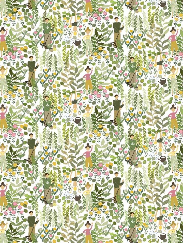 Toile cirée Trädgård - Vert - Arvidssons Textil
