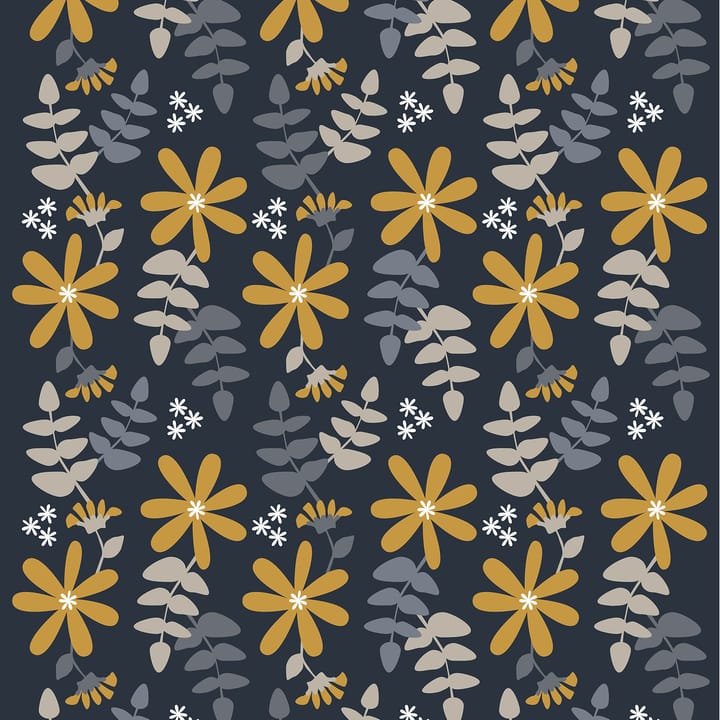 Toile cirée Under solen - Gris foncé - Arvidssons Textil