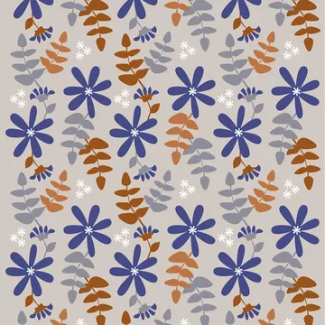 Toile cirée Under solen - Rouille - Arvidssons Textil