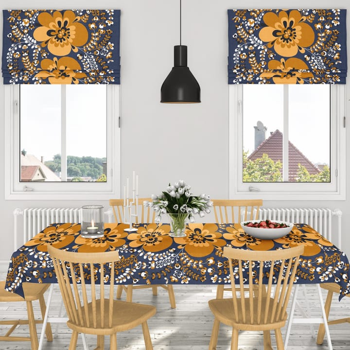 Toile cirée Vivcheka, Orange-bleu Arvidssons Textil
