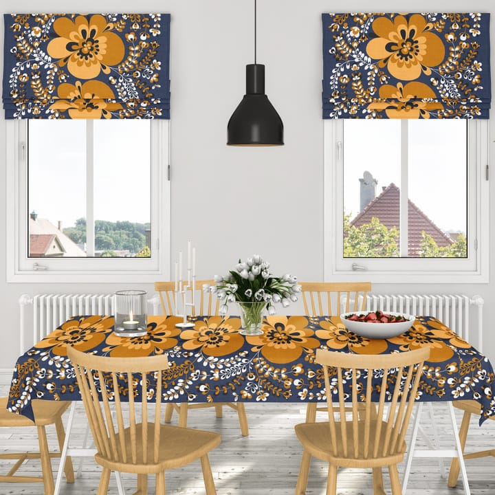 Toile cirée Vivcheka - Orange-bleu - Arvidssons Textil