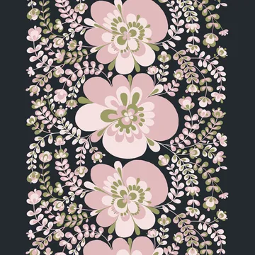 Toile cirée Vivcheka - Rose-gris - Arvidssons Textil