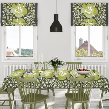 Toile cirée Vivcheka - Vert-gris - Arvidssons Textil