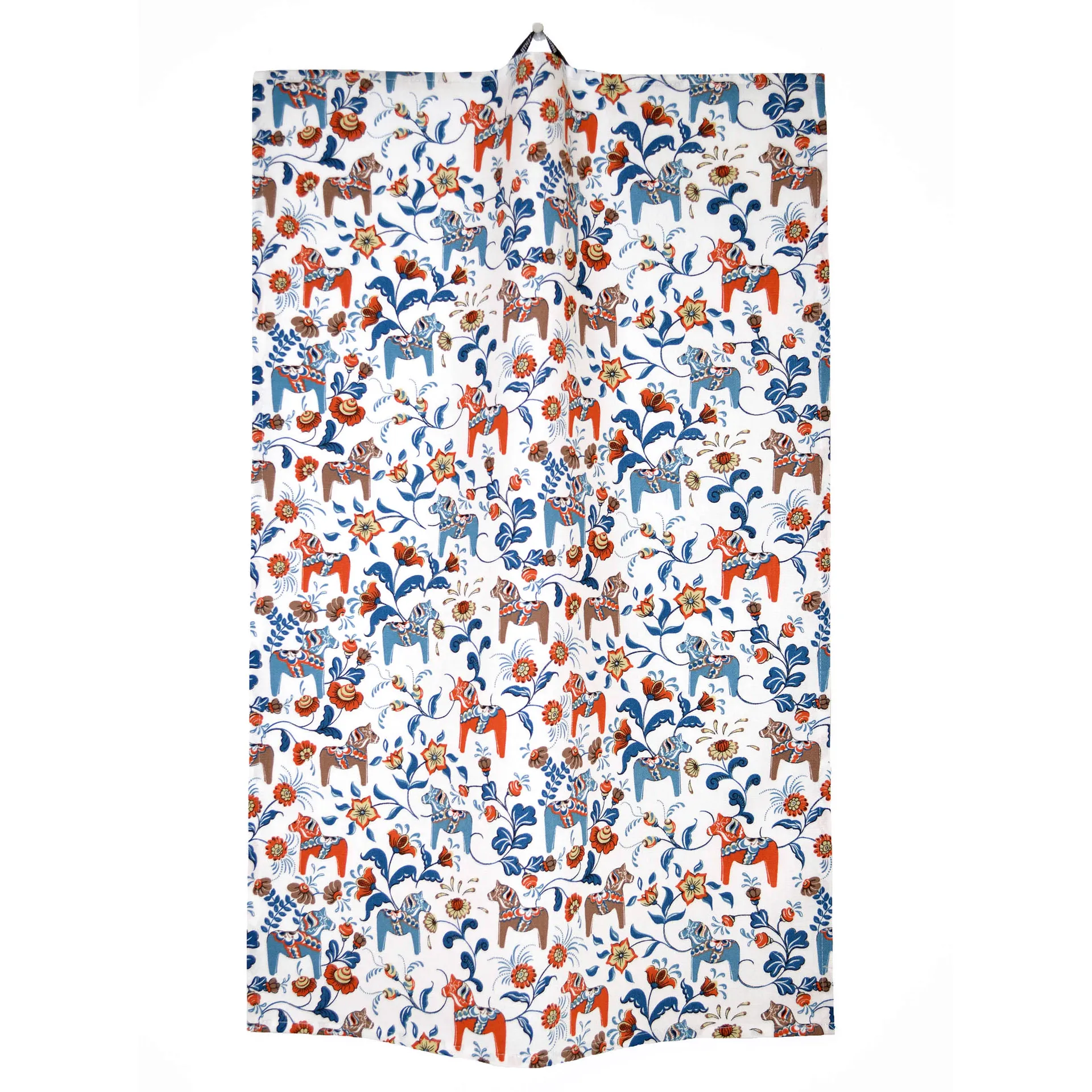 Torchon Leksand mini, Bleu-Orange Arvidssons Textil