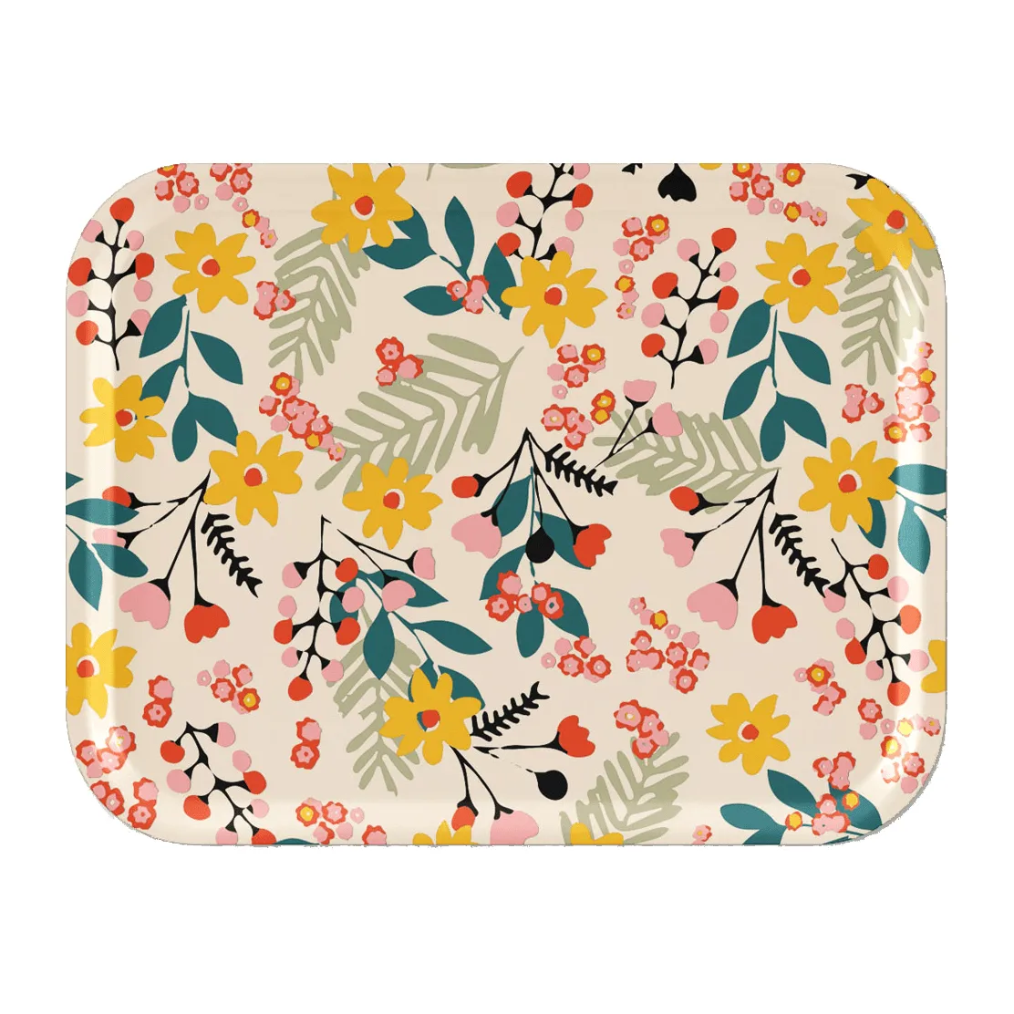 Plateau Flower 28x36 cm, Pink Åry Home