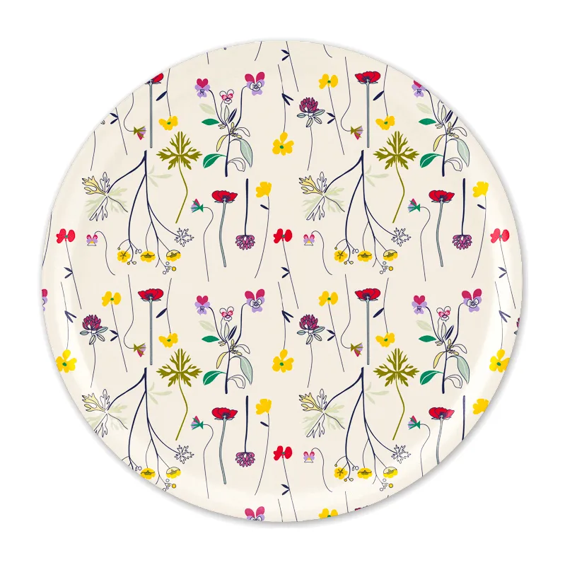 Plateau Herbarium Ø38 cm, Off-white Åry Home