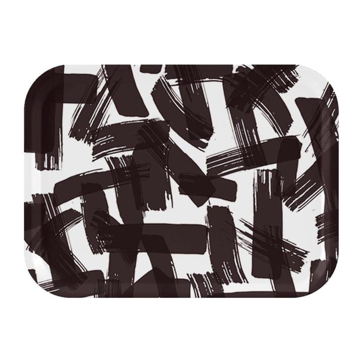 Plateau Kryss 20x27 cm - Black-white - Åry Home