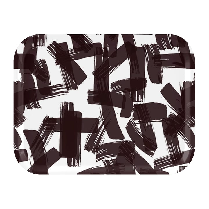 Plateau Kryss 28x36 cm - Black-white - Åry Home