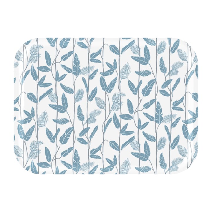 Plateau Mougli Blue 20x27 cm - Blue-white - Åry Home