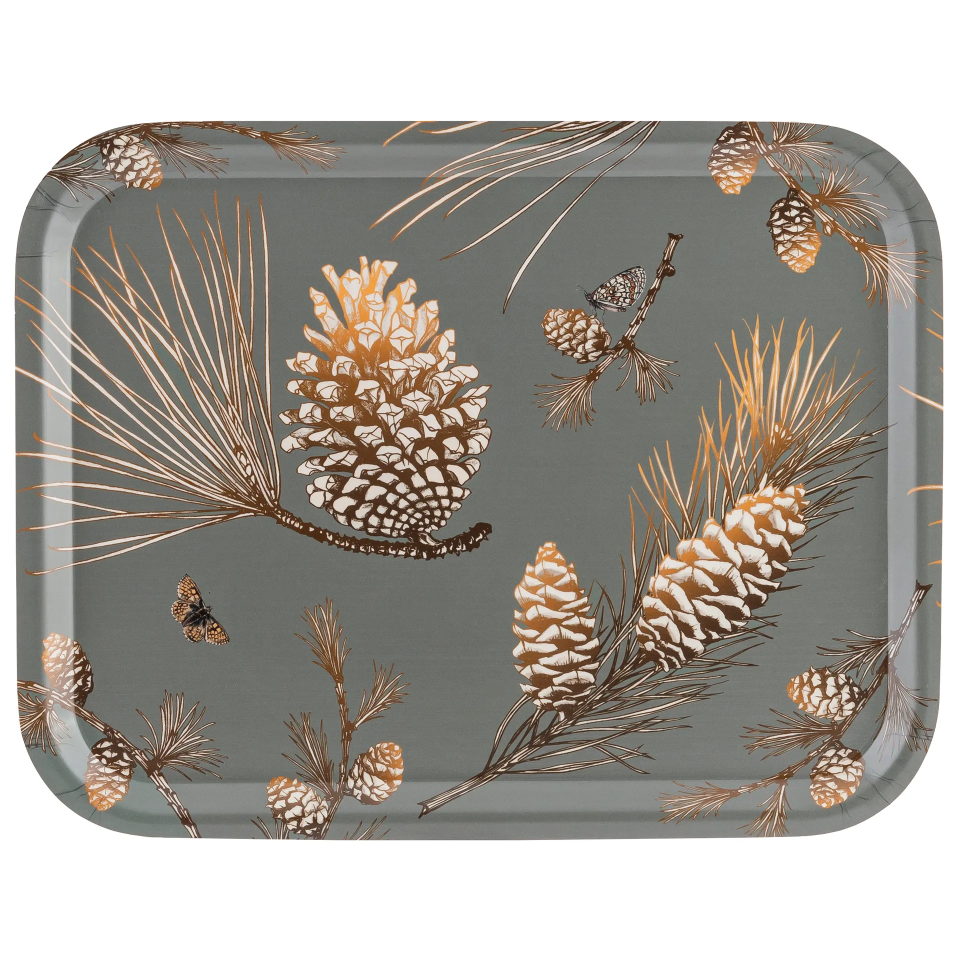 Plateau Pine Cone 28x36cm, Moss grey Åry Home