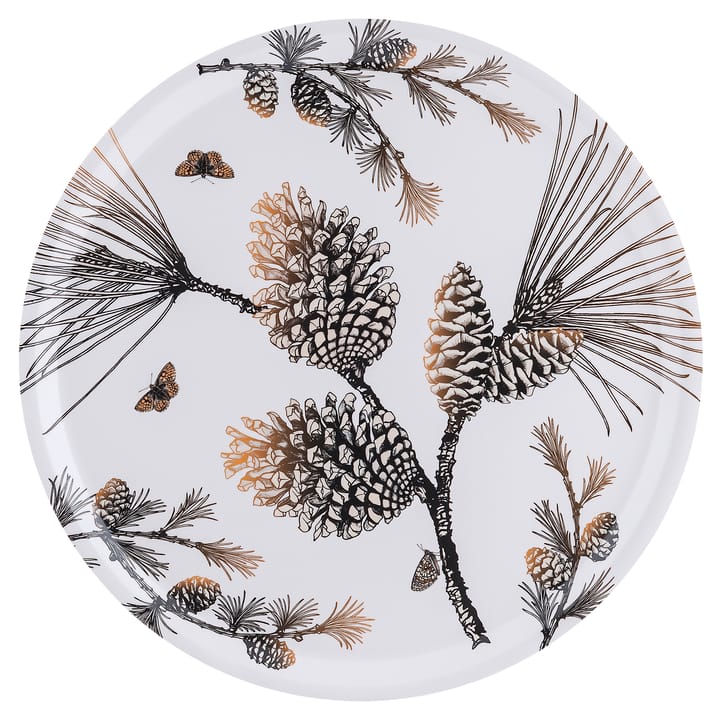 Plateau Pine Cone Ø 38cm - Cotton white - Åry Home