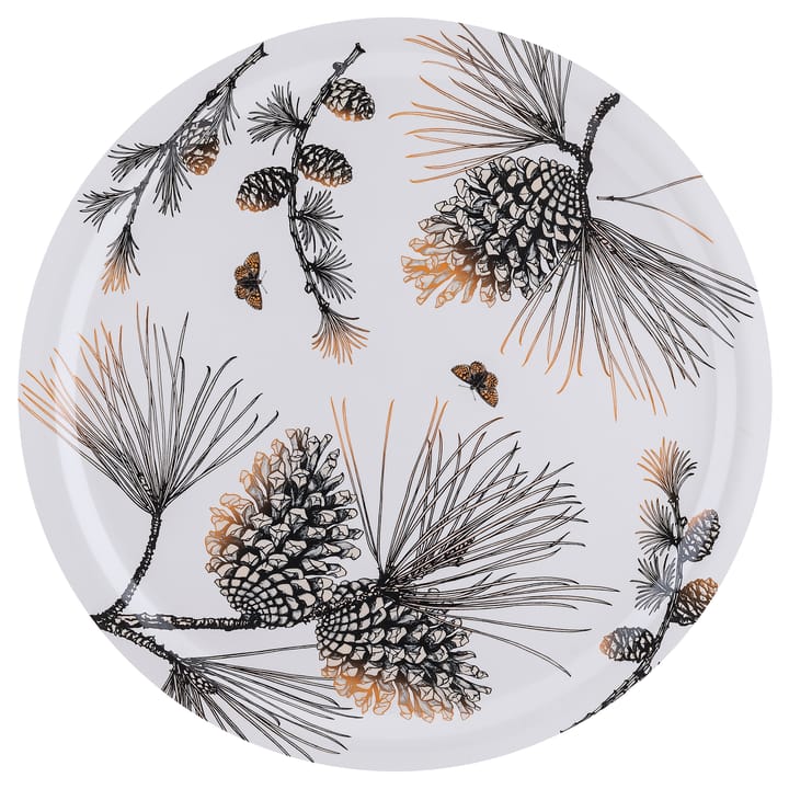 Plateau Pine Cone Ø 49cm - Cotton white - Åry Home