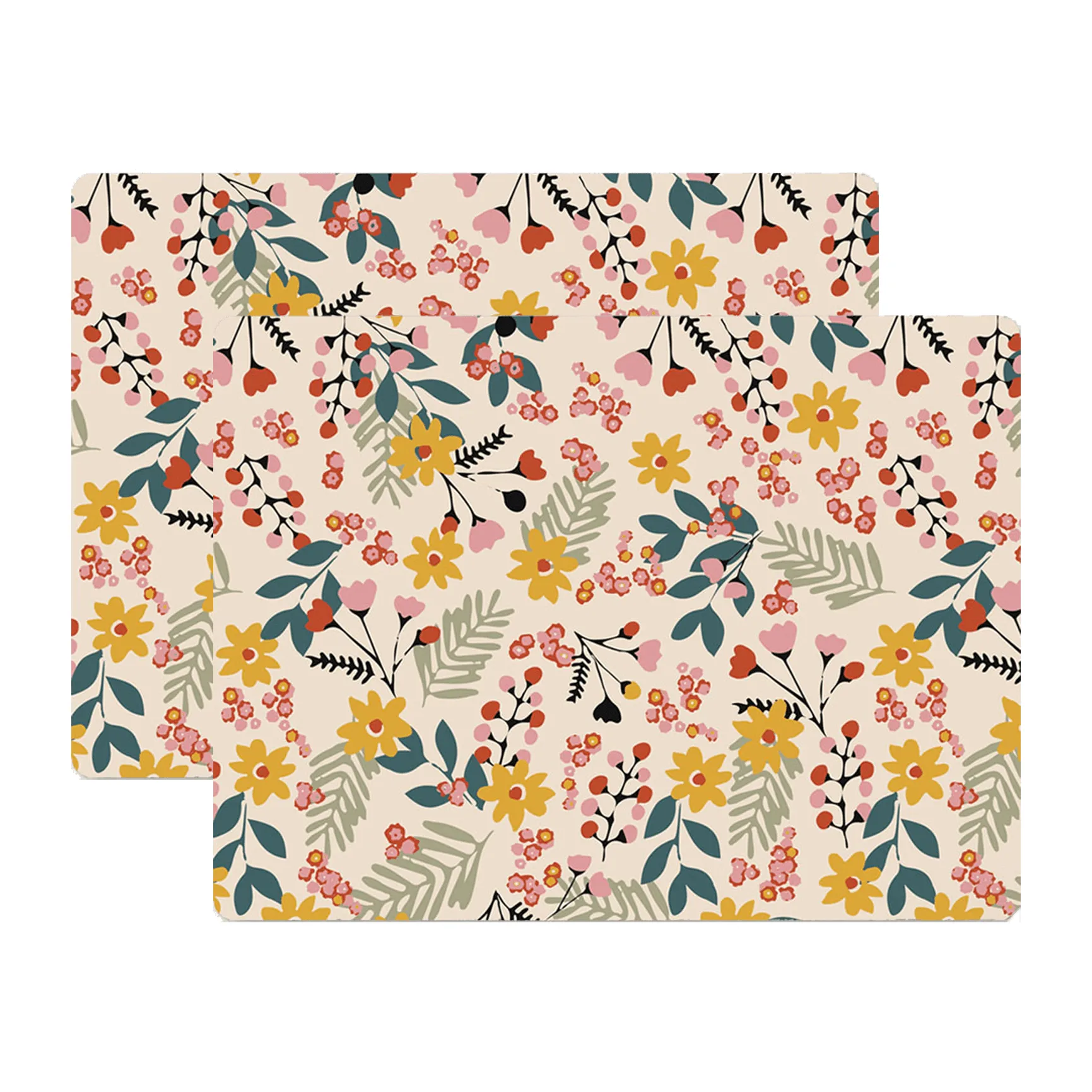 Set de table Flower 30x40 cm, lot de 2, Pink Åry Home