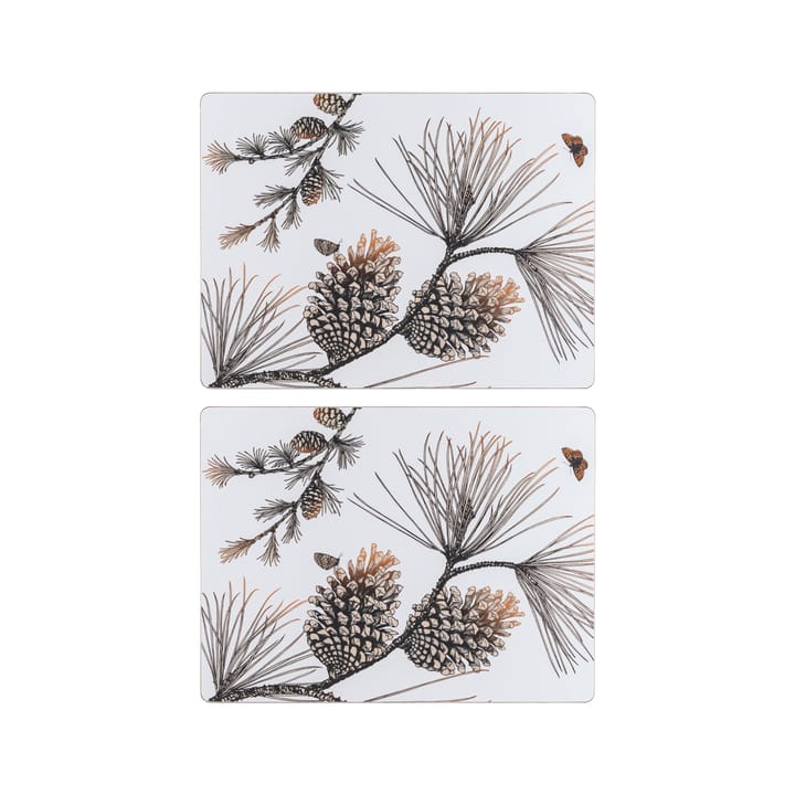 Set de table Pine Cone Lot de 2 - Cotton white - Åry Home