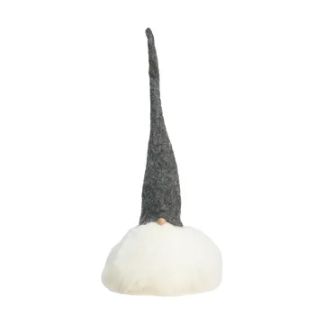 Lutin à barbu - Gris/Blanc, petit - Åsas tomtebod
