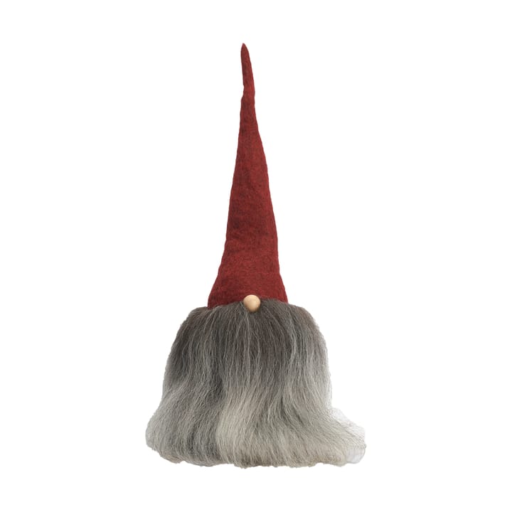 Lutin à barbu, Rouge/Gris, grand Åsas tomtebod