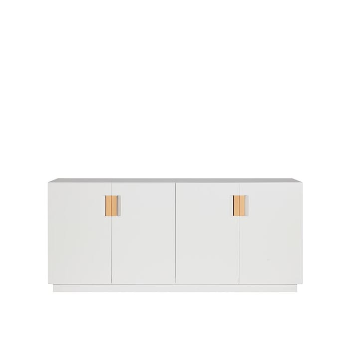 Armoire Frame 160 Low - white, portes pliantes, 42 cm, natural - Asplund