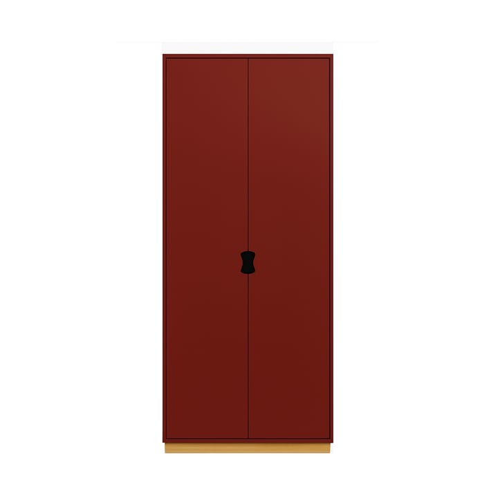 Armoire haute Snö F - Brown red, profondeur : 30 cm - Asplund