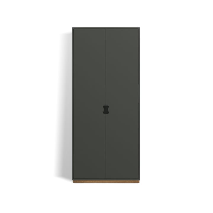 Armoire haute Snö F - green khaki, base en chêne, dj.42 cm - Asplund