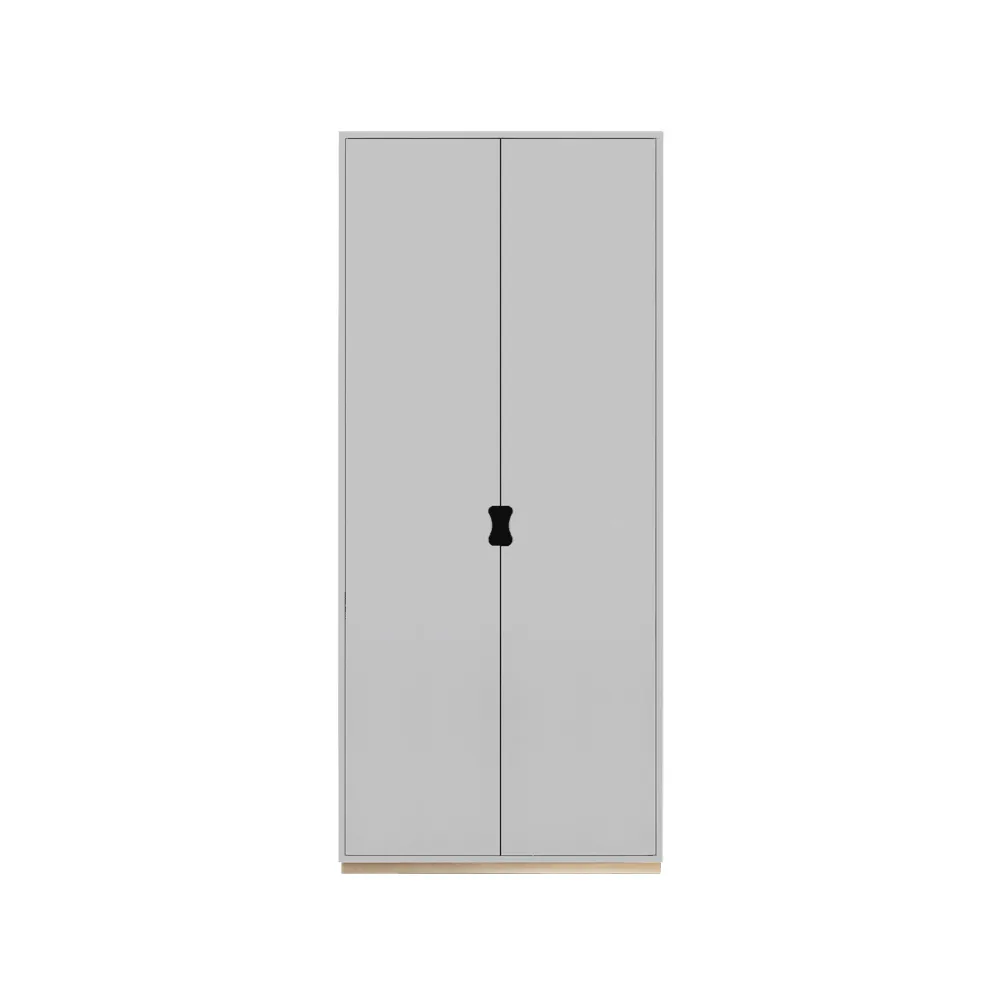 Armoire haute Snö F, Light grey, base en bouleau, dj.30 cm Asplund