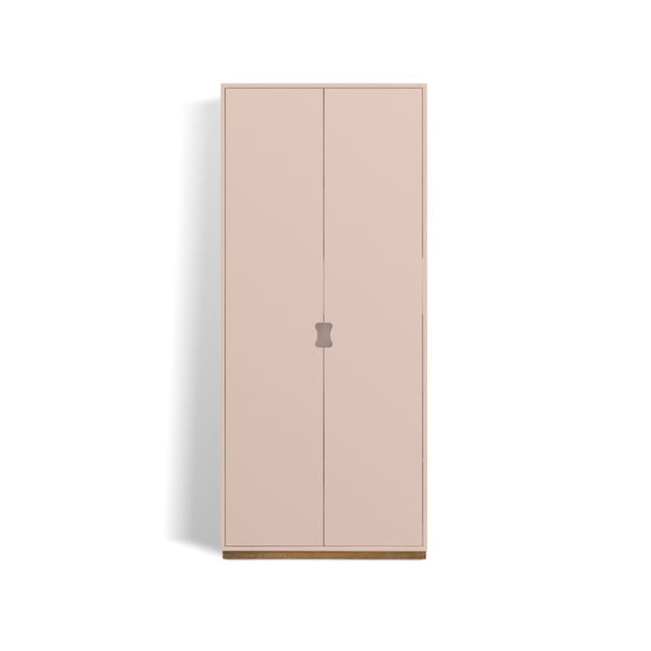 Armoire haute Snö F - rose, base en chêne, dj.30 cm - Asplund