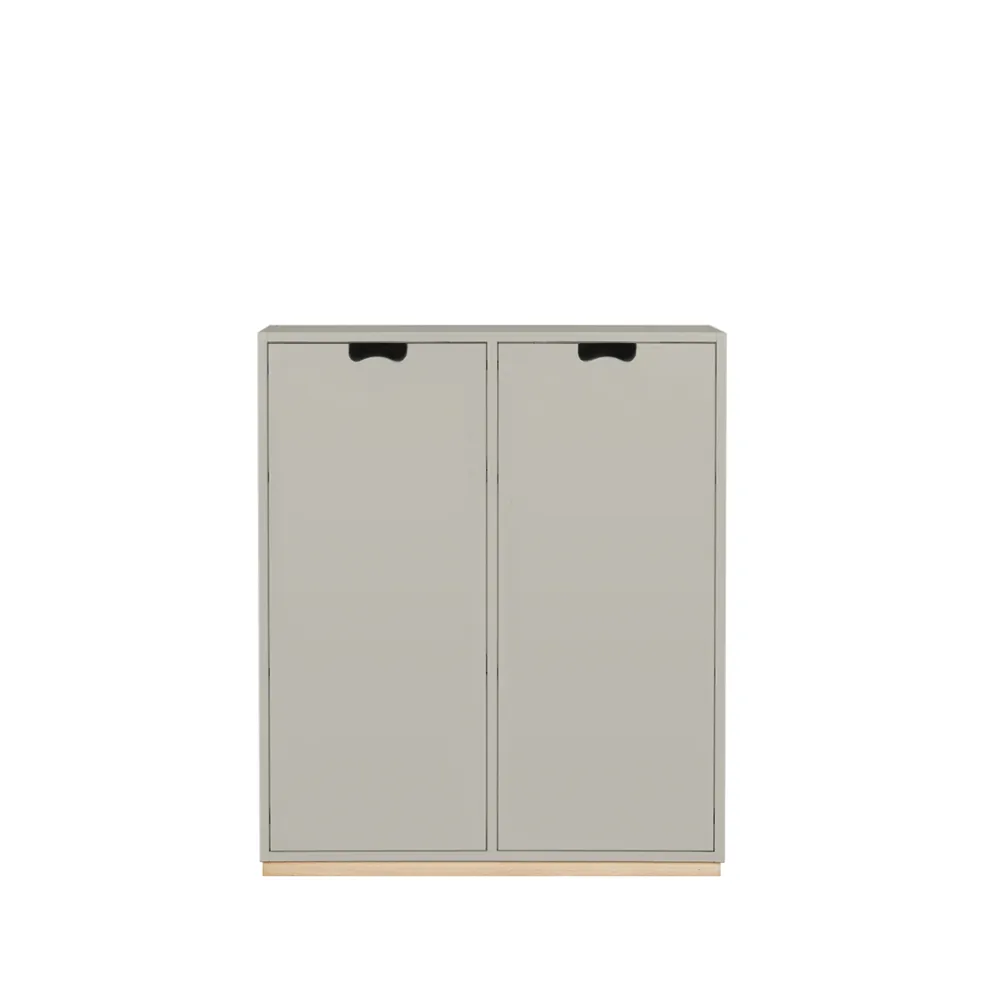 Armoire Snö E, Light grey,base en bouleau, portes opaques, dj.42 cm Asplund