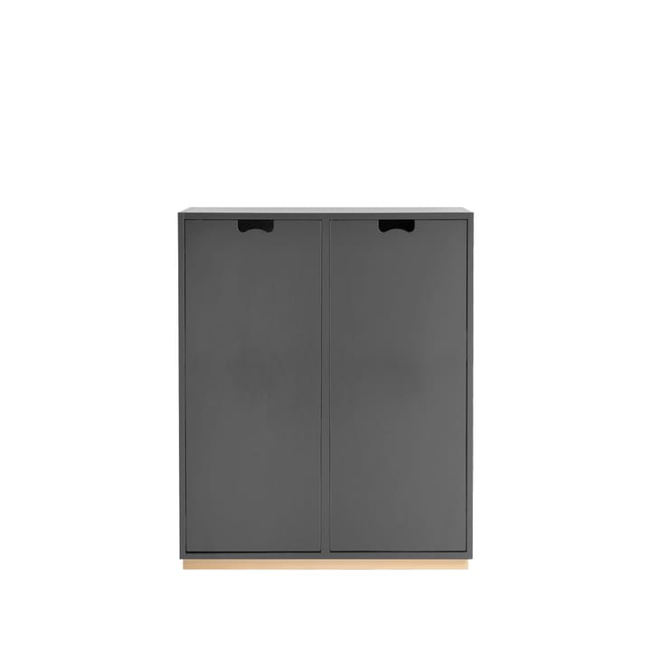Armoire Snö E - Storm grey, base en bouleau, portes opaques, dj.30 cm - Asplund