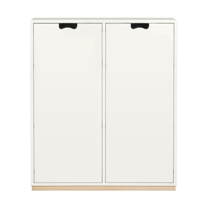 Armoire Snö E - white, base en bouleau, portes opaques, dj.42 cm - Asplund