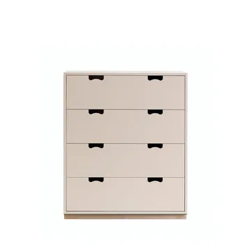 Commode Snö A - rose, support en bouleau - Asplund