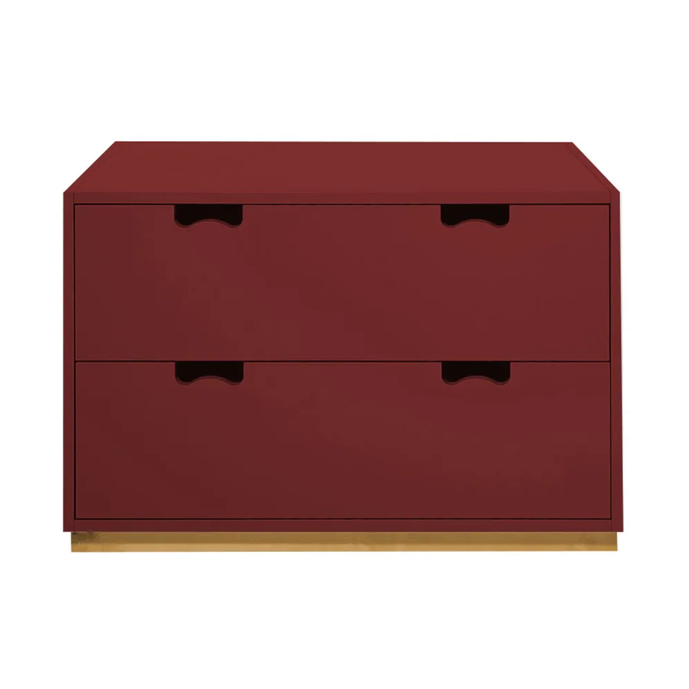 Commode Snö A2, Brown red Asplund