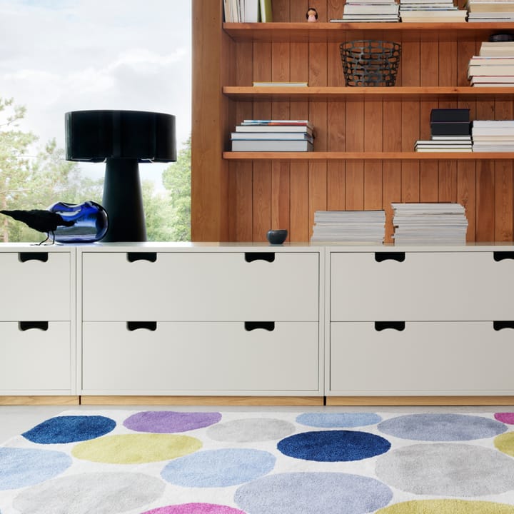 Commode Snö A2, rose, support en bouleau Asplund