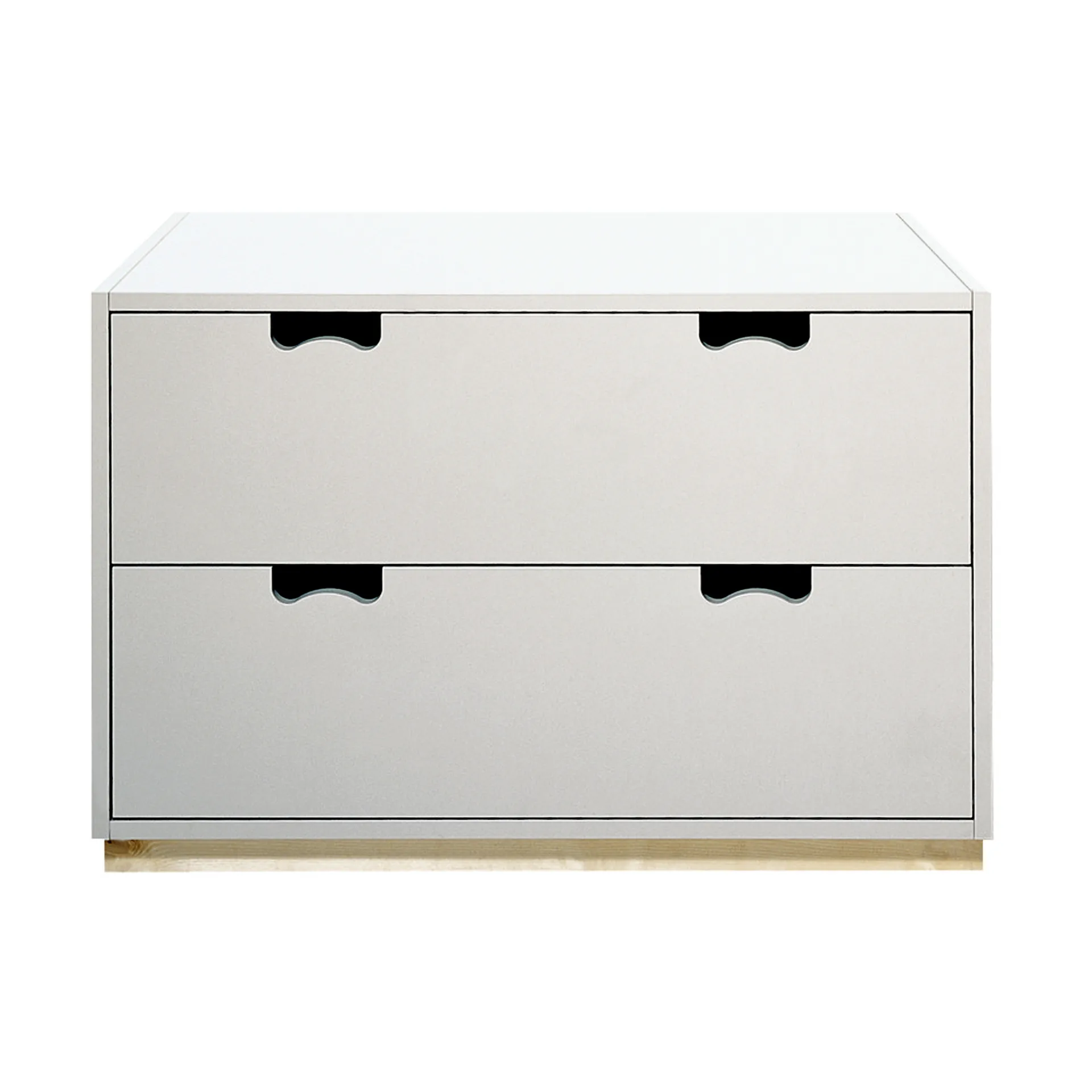 Commode Snö A2, white, support en bouleau Asplund