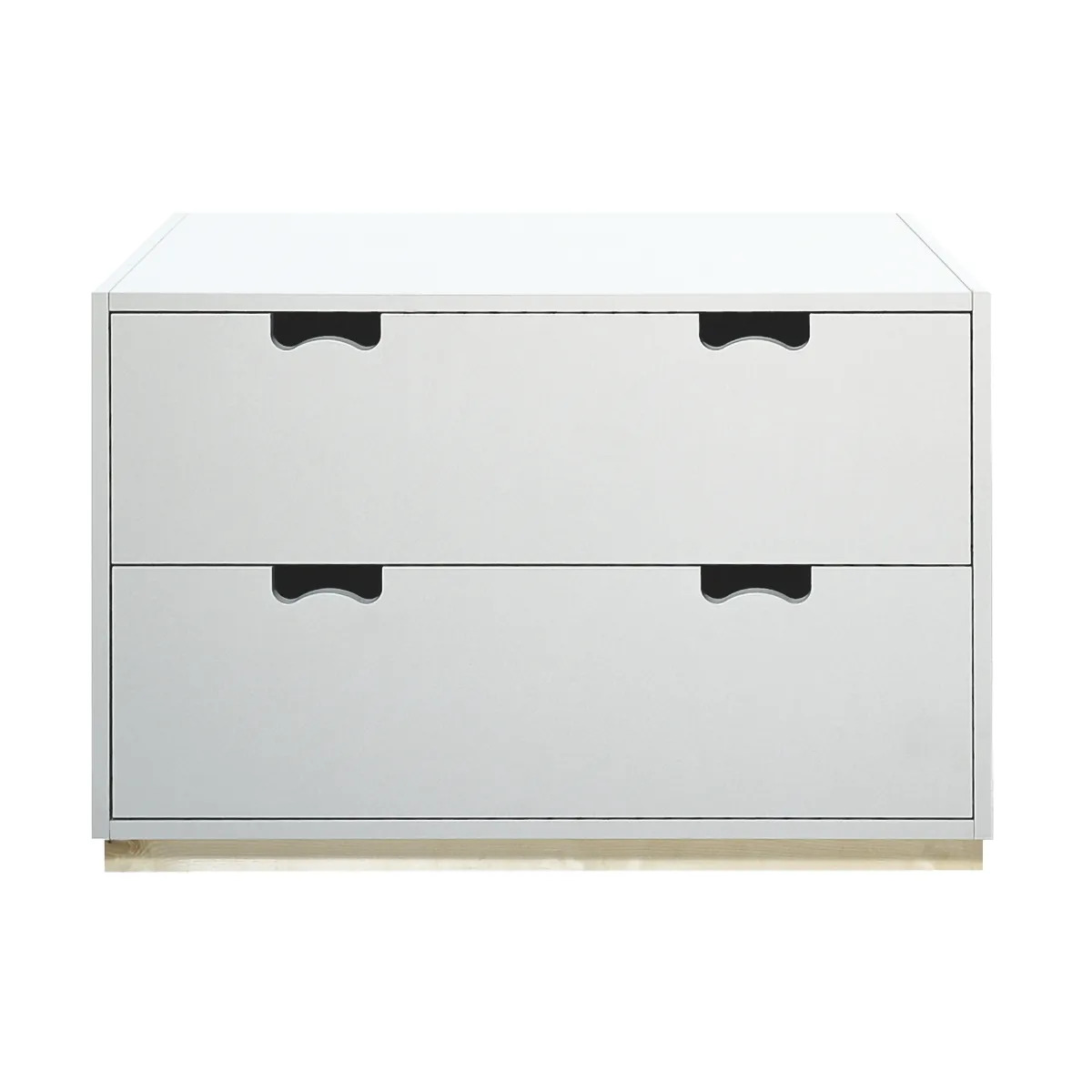 Commode Snö A2, White, support en chêne Asplund