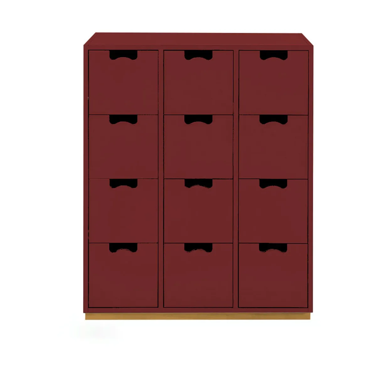 Commode Snö B, Brown red Asplund