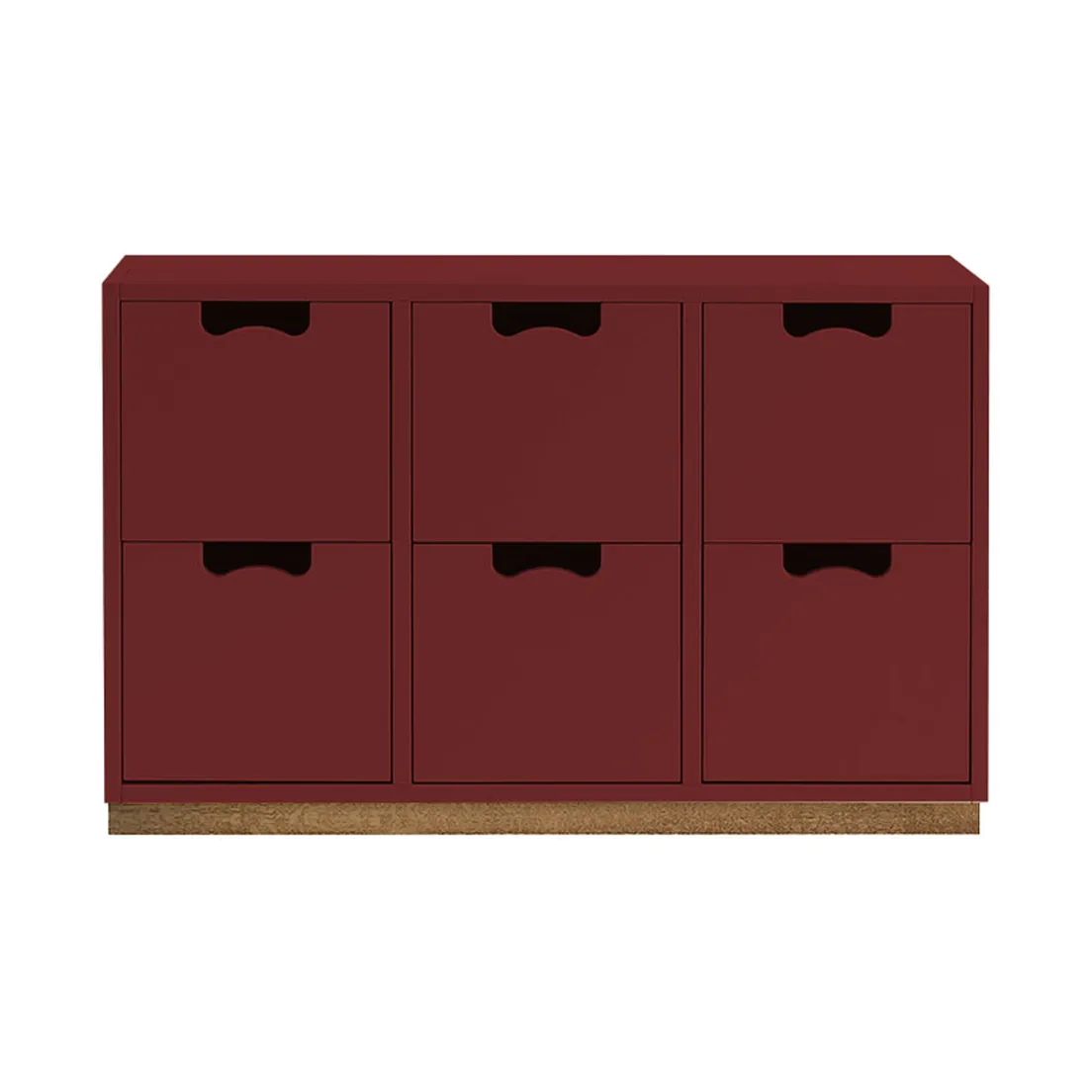 Commode Snö B2, Brown red Asplund